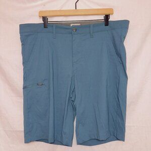 Men's Weatherproof Blue Flat Front Trail Short size 38 waist